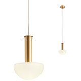  Redo 01-2474 - Visilica na sajli LUMIEN 1xG9/10W/230V prečnik 13 cm zlatna/bela | Eponuda.com