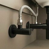 REA Bath Kotnični ventil 1/2" x 3/8" Black | Shoptok.si