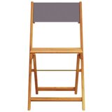 vidaXL 3-dijelni bistro set od tkanine i masivnog drva antracit | shoptok.hr