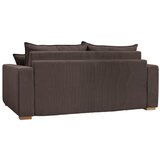 Bobochic Paris Smeđa sklopiva sofa od samta 225 cm Augustin – | shoptok.hr