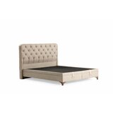Hanah home Relax 180 x 200 - Beige Beige Double Bed Base & Headboard | ePonuda.com
