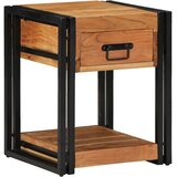  Noćni ormar 2 pcs Smeđa 40 x 40 x 50 cm Čvrsto drvo akacije | shoptok.hr