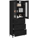  Highboard Crni hrast 69,5 x 34 x 180 cm Konstruirano drvo | shoptok.hr