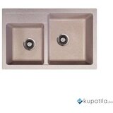  Sudoper bež Xgranit Quadro 2D Plus Metalac | Eponuda.ba