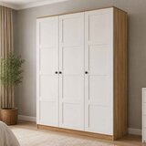 Hanah home ormar Loren 1600-233, 135,8 cm, beli / orah | Eponuda.com