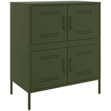  Komoda maslinastozeleni 68 x 39 x 79 cm čelična | shoptok.hr