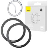 Baseus - (2 kom) Metal Ring Magnetic Series (PCCH000001) - Univerzalni telefonski prsten za Samsung- iPhone - crni Cijene