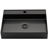 Sapho Crni umivaonik od nehrđajućeg čelika 55x42 cm Aurum – | shoptok.hr