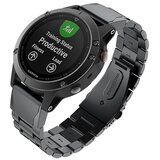 INF 20 mm pašček za uro iz nerjavečega jekla s hitrim sproščanjem za Garmin Fenix 7s - črn, (22148717) | Shoptok.si