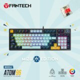 Fantech tastatura mehanička gaming MK890 rgb atom MK96 skyblue (red switch) | ePonuda.com