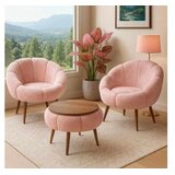 Atelier Del Sofa fotelje i klub stočić lida wellsoft pink Cene