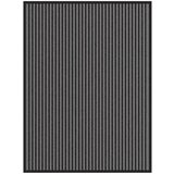 vidaXL Predpražnik črtast črn in siv 90x120 cm | Shoptok.si