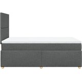  box spring s madracem tamnosivi 120 x 190 cm tkanina | shoptok.hr