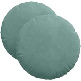  Jastučići za sjedenje 2 pcs Morska zelena Ø 40 x 13 cm Baršun | Eponuda.com