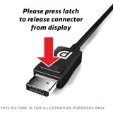 Club3d Kabel DisplayPort 1.4 CAC-1060, HBR3, 28AWG, 4K@144Hz / 8K@60Hz, M/M, 3m | Shoptok.si