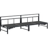  Ležaljka Crna 200 x 62 x 59,5 cm Tekstilen | shoptok.hr