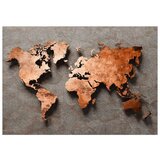  Samoljepljiva foto tapeta - Copper Map 98x70 | shoptok.hr