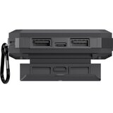 Goobay powerbank 8.0 na sončne celice svetilka 8000 mah črna prenosna baterija | Shoptok.si