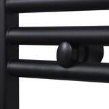  Crni kupaonski radijator za centralno grijanje zaobljeni 500 x 1160 mm | shoptok.hr