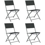  5-dijelni vrtni blagovaonski set sivo-crni | shoptok.hr