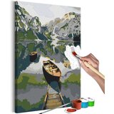  Slika za samostalno slikanje - Boat in the Mountains 40x60 | shoptok.hr
