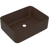 Maison Chic Razkošen Umivalnik - Kopalna umivalnik - Lavabo mat temno rjav 41x30x12 cm keramičen, (21684988) | Shoptok.si
