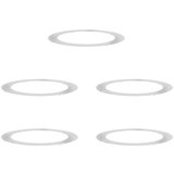  Pogodno za ravne drvene prstenove 5 kom. Srebrno Ø90/120 cm | shoptok.hr
