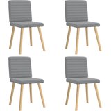 Maison Chic Jedilni stoli - Vzorci stoli 4 kosi svetlo sivo blago A917, (22031671) | Shoptok.si