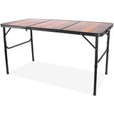 Aga sklopivi stol za kampiranje 120 x 60 x 37/66 cm MR6122 - smeđa Cijene