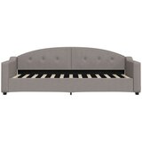 Izvlečna dnevna postelja temno taupe 80x200 cm blago, (20936509) | Shoptok.si