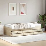  Okvir kreveta s pohranom s ladicama Hrast sonoma 80 x 200 cm | shoptok.hr