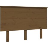  Uzglavlje za krevet boja meda 124x6x82,5 cm masivna borovina | shoptok.hr