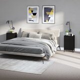  Noćni ormarići 2 kom crni 40 x 35 x 70 cm konstruirano drvo | shoptok.hr