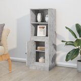  Visoka komoda siva betona 36x35,5x103,5cm od konstruiranog drva | shoptok.hr