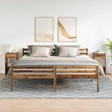  Noćni ormarići s ladicom 2 kom staro drvo 35x34x66,5 cm | shoptok.hr