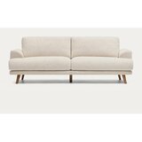 Kave Home Bež sedežna garnitura iz šenilje 211 cm Karin – | Shoptok.si