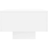 vidaXL Klubska mizica bela 100x49,5x31 cm inženirski les | Shoptok.si