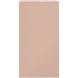 vidaXL Komoda roza 34,5x39x73 cm jeklo | Shoptok.si