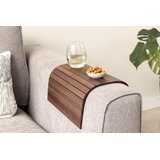 KOS DESIGN bambusov rjav pladenj za naslonjalo sedežne garniture | Shoptok.si