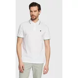 Save The Duck Polo majica DR0136M BATE16 Bela Regular Fit