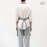 Linen Tales Lanen predpasnik Forest Green Gingham – | Shoptok.si