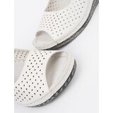 GOODIN White openwork wedge sandals | shoptok.hr