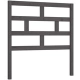  Uzglavlje za krevet sivo 106 x 4 x 100 cm od masivne borovine | shoptok.hr