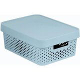 Curver INFINITY DOTS kutija 11L – siva | shoptok.hr