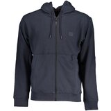 Boss HUGO MEN&#39;S BLUE ZIPPED SWEATSHIRT Cene