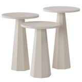 Hanah home Set stočića Lilyum (57 + 52 + 47) White | ePonuda.com
