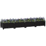 vidaXL Visoka greda 160x40x23 cm polipropilen Cene