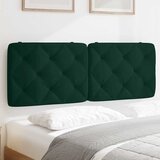  Jastuk za uzglavlje tamnozeleni 140 cm baršunasti | shoptok.hr