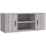 Maison Chic TV omarica - TV enota - Televizijska omarica siva sonoma 100x35x40 cm inženirski les, (21701431) | Shoptok.si