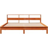  Okvir kreveta bez madraca voštano smeđi 200x200 cm od borovine | shoptok.hr
